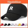 Embroidery R Letter Baseball Hat Adjustable Sun Protection Breathable Gifts