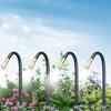 Flower Bed Watering System Irrigation Tubing Hose Adjustable 360 Degrees Automatic Emitters Set For Outdoor Growing Flower Beds