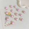8pcs Cute Pink Heart Magnetic Fridge Stickers Kawaii Transparent Fridge Magnets Home Kitchen Decor Office Whiteboard Decorations