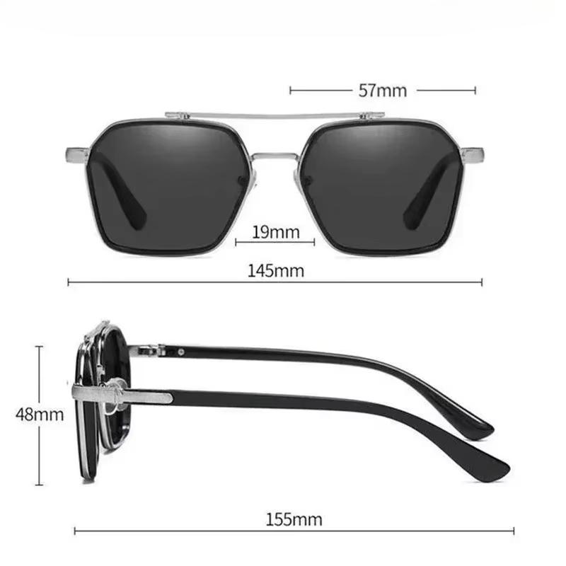 Latest Classic Style Steampunk Sunglasses Fishing Metal Sunglasses For Men Women Driving Outdoor Eye Wear Man Shades UV Protection