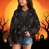 Dziecięca bluza z kapturem na Halloween z nadrukiem - Swobodna bluza z długim rękawem dla chłopców i dziewcząt