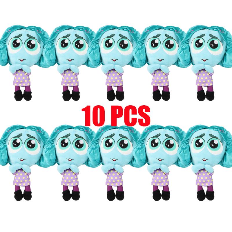 10style 21-26cm Inside Out Cartoon Characters Bing Bong Joy Sadness Anger Disgust Fear Plush Playthings Doll Presents Ideal for Children