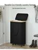 Cesta de Lavandería Plegable con Ruedas - Cesto de Gran Capacidad para Ropa y Artículos Varios