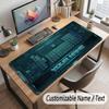 Abstract Personalized Theme Customized Mouse Pad Personalized Print Name Text Desk Mat For Home Office Table Decor