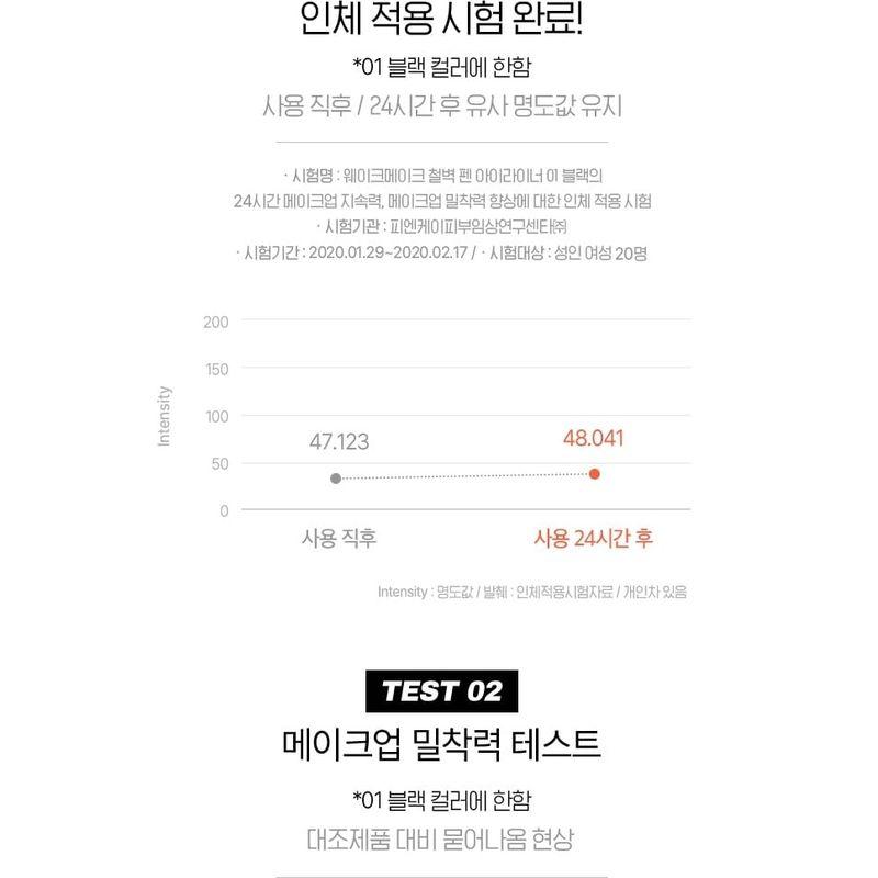 WAKEMAKE - Any-Proof Pen Eyeliner Renewal - 3 Colors