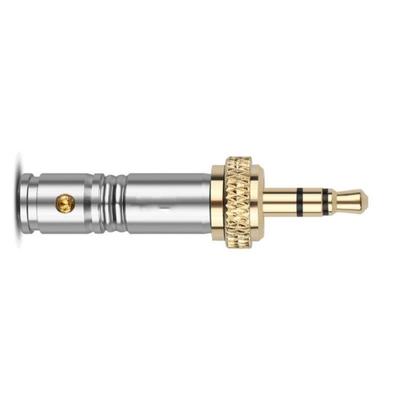 Lockable 3.5mm Gold Plated Stereo Plug Universal Auditory Connector for HiFi Equipment Easy Installation