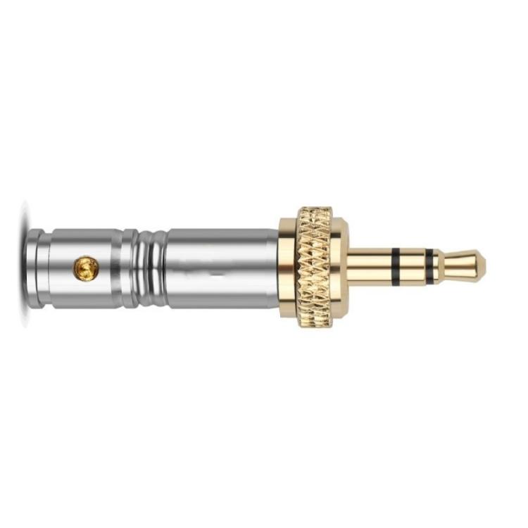 Lockable 3.5mm Gold Plated Stereo Plug Universal Auditory Connector for HiFi Equipment Easy Installation