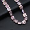 1String, Purple Natural Freshwater Pearls, 15×18mm, Handmade Rectangle Pearl Beads for Jewelry Making DIY, Cheapest Items Available 36cm