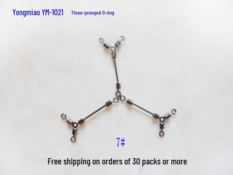 

YongMiao Anti-Tangle Fishing Splitter with Hook and Lead Seat 12#