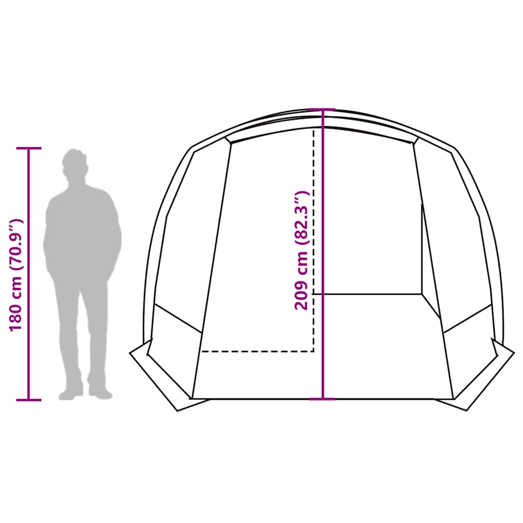 Car Tent Green Waterproof