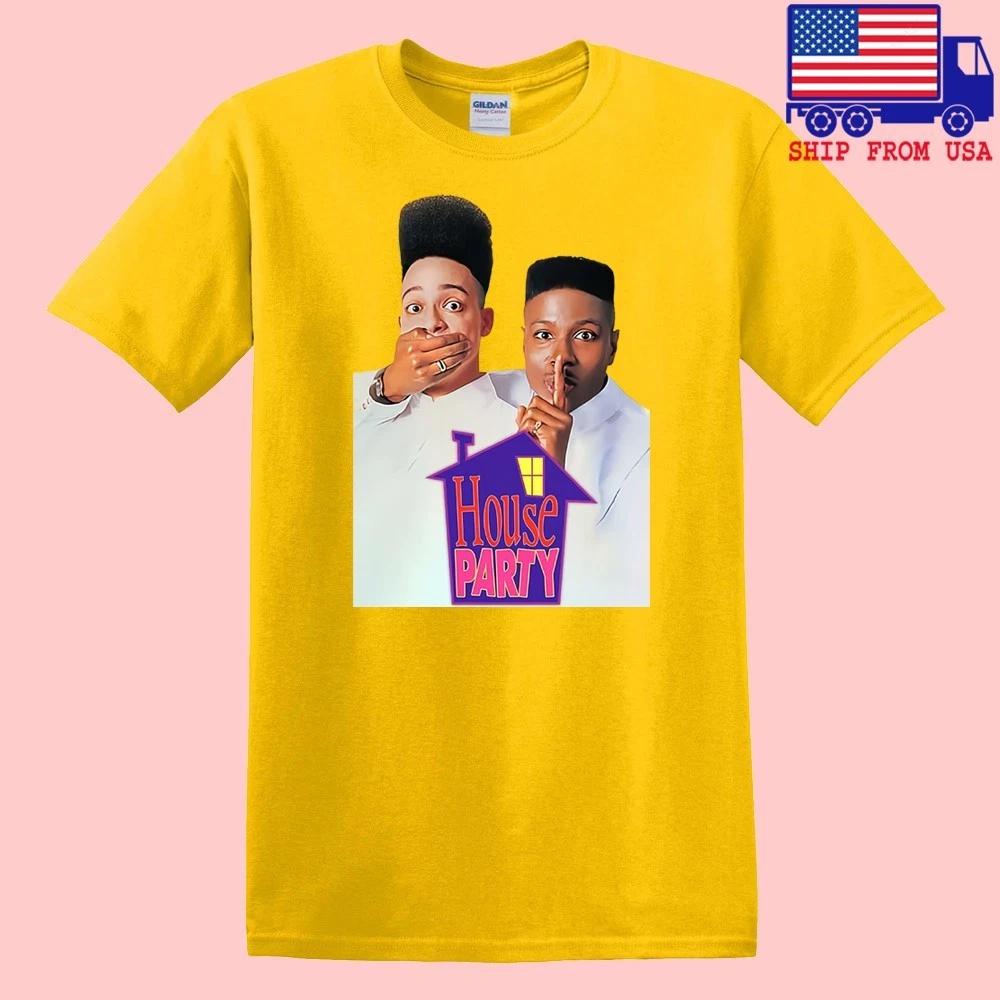 House Party 1990 Movie Men s Yellow Size S-5XL 3XL
