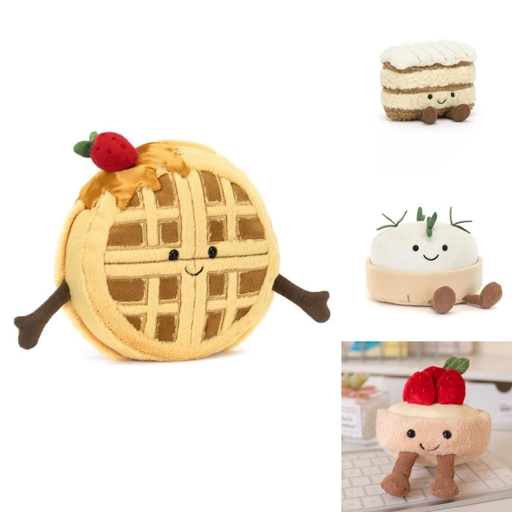 Cheese Strawberry Lemon Tart Plush Toy For Kids And Collectors