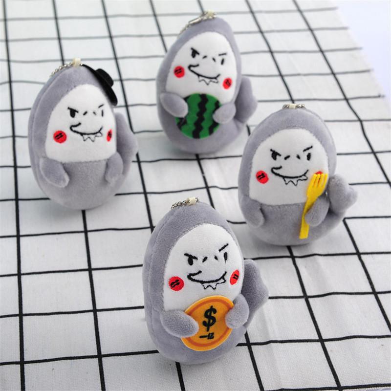 Funny And Adorable Shark Plush Toy Keychain Bag Charm For All Ages