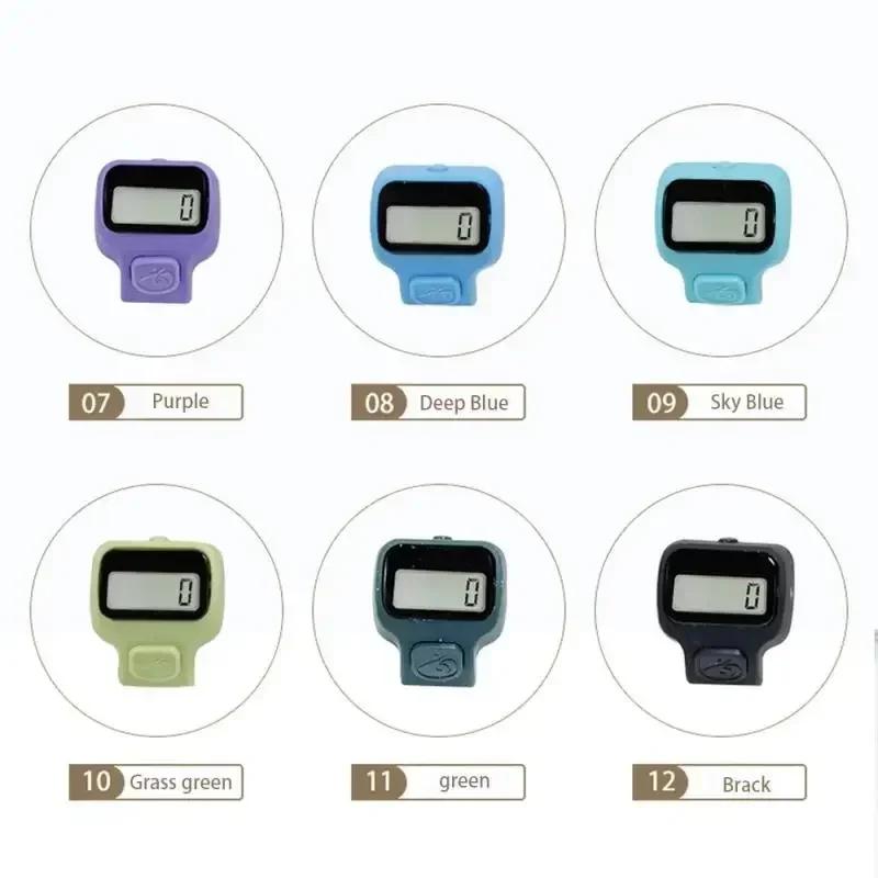 2025 Elektronický počítadlo Jedinečný design Mini prstencové počítadlo Elektronické počítadlo Pohodlný nástroj Počítadlo lidí Snadno použitelný počítadlo