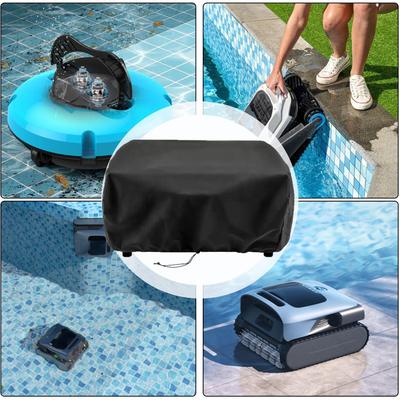 1pcs Universal Automatic Swimming Pool Cleaner Cover Robotic Pool Cleaner Caddy Cover Outdoor Oxford Cloth Protective Cover