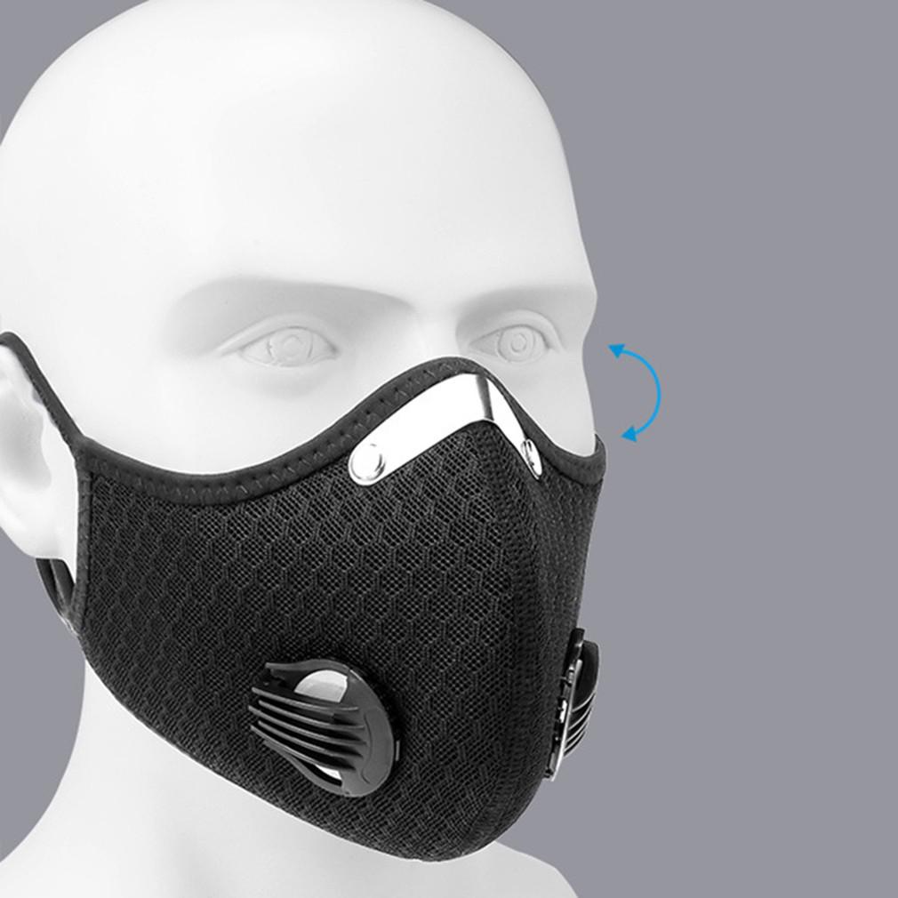 Fashion Creative Five Layers Built-in Filter Breathable Running Anti Haze Mesh Prevention Mask