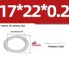 304 Stainless Steel Ultra-Thin Flat Washers - Available in Thickness: 0.1mm, 0.2mm, 0.3mm, 0.5mm