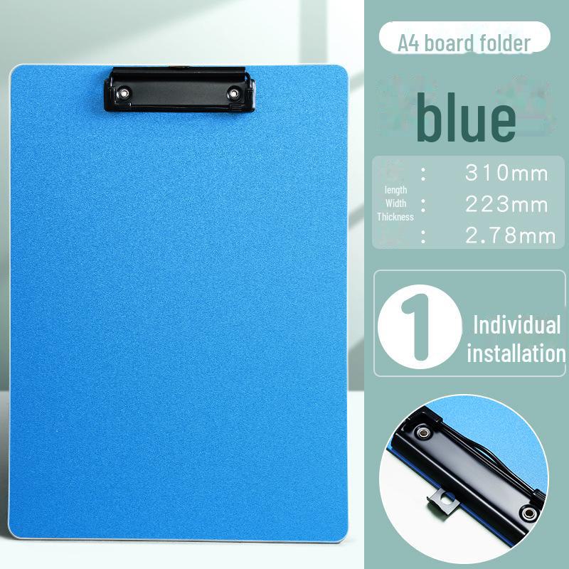 

Утолщенная вертикальная папка-регистратор формата А4 с блокнотом и одним зажимом.