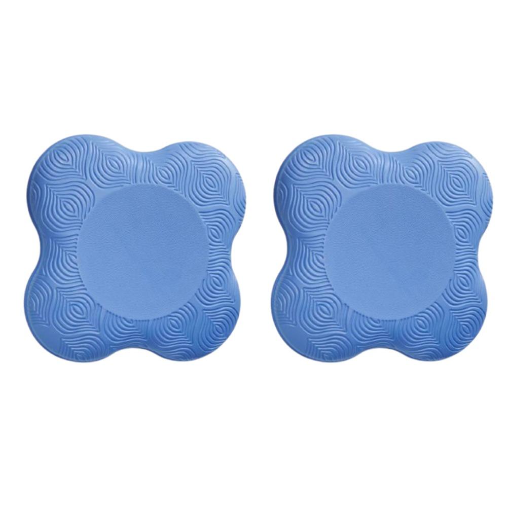 

2pcs Thickened Shock Absorption Support Mat Portable Kneeling Protect Pad Fitness Accessories світло-синій колір