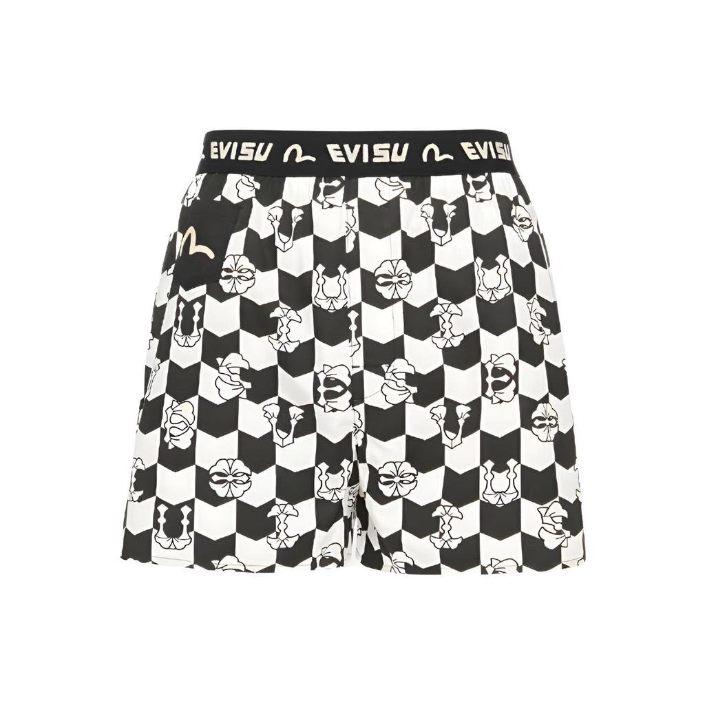 Evisu Aw23 Logo Floral Print Boxer Shorts Men underwear 2EAHTM3UW1158BXCT