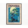 Japanese Art, Vintage Painting Okinawa Retro Art Print Okinawa Wall Art Japanese Travel Poster Vintage Okinawa Decor Artwork
