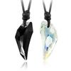 Tooth Wolf Shape Pendant Necklace Transparent Solid Color Decoration Jewelry