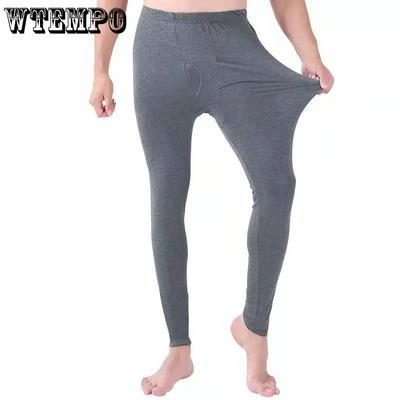 Thin Autumn Pants Tight Fitting Slimming Cotton Pants Leggings Warm Pants Men's Underwear