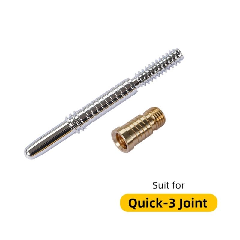 Billard Pool Queue Gelenkschrauben Teil Zubehör, Einfache Installation Edelstahl Schaftbeschläge Pool Queue Gelenkstift Einsatz