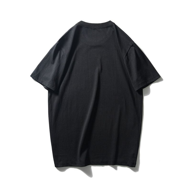 Pure Cotton T-Shirt Men's Short-Sleeved Summer 2024 New round Neck Undershirt Export Export Tail Order All Cotton Base T-shirt