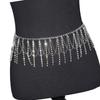 Tassels Waist Chain Elegant Rhinestones Belly Chain Body Jewelry For Stage Performances Prom Night Women Accessories