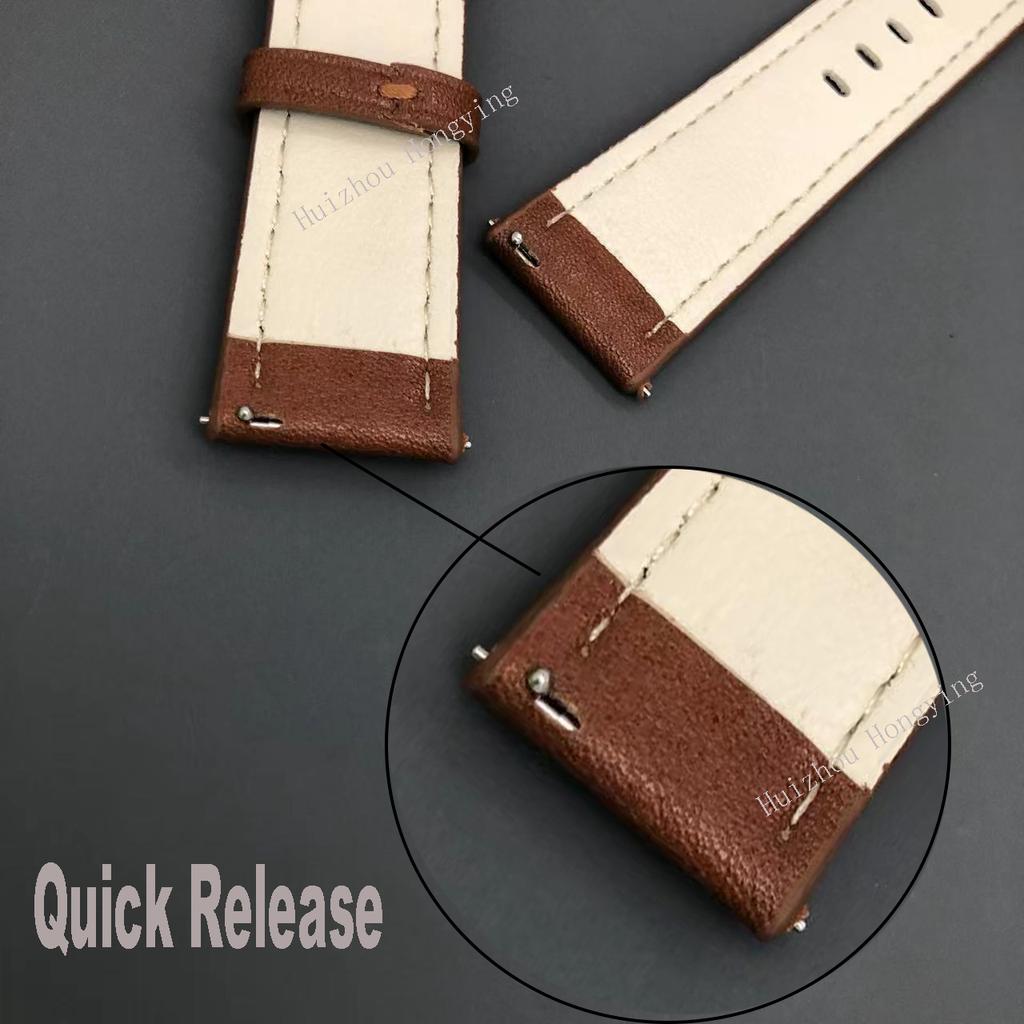 22mm Watch Band For Men And Women Pu Leather Watch Band For Xiaomi Watch S4 Sport Stylish For Casual Quick Release Watchband