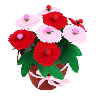 Flower Pot Crafts Toys for Children Kids DIY Potted Plant Kindergarten Learning Education Toys Montessori Teaching Aids Toy