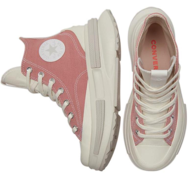 Converse Run Star Legacy Trendy Vintage Platform High Top Espadrilles Unisex Sunset Pink