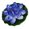 Artificial Loutus Floating Foam Fake   Flower Pads Lifelike Decorative Pond Plants Ornaments for Pool Aquarium
