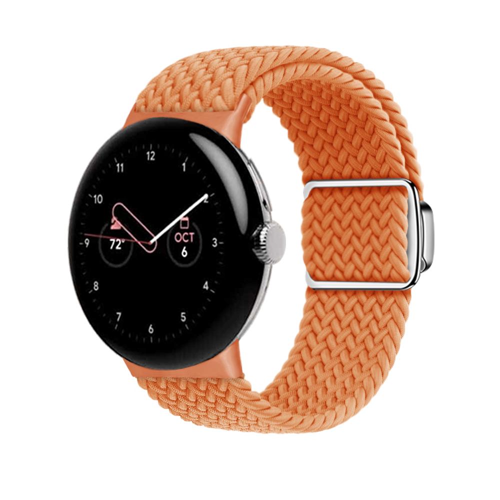 

Nylon Braided Strap for Google Pixel Watch 4/3 41mm Replacement Magnetic Wristband Fabric Bracelet for Pixel Watch 4/3/2/1 Band Pixel Watch 4-3 41mm