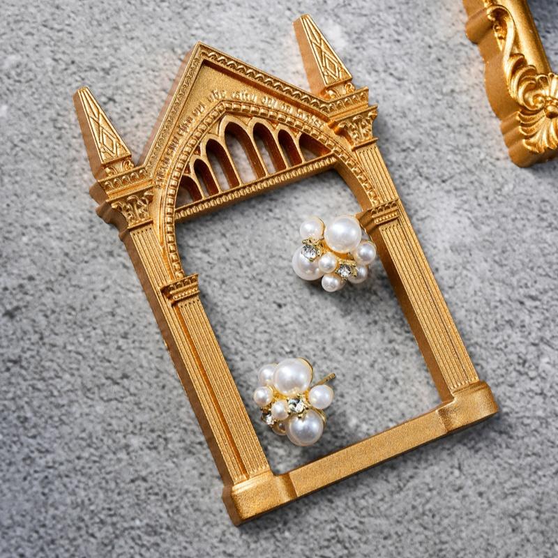 Vintage Gold Diy Shadow Box Frame Diy 3D Memory Display Frames Wedding Photo Display Frames Atmosphere Props Home Decoration