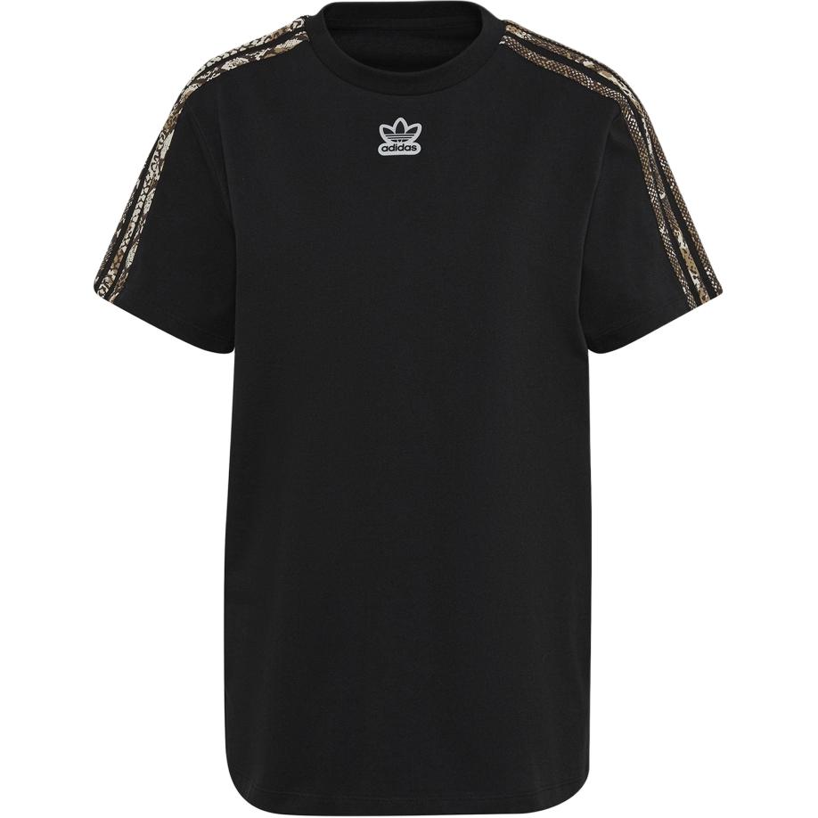 Adidas Originals T Shirts Women s Black Crew Neck Moderate Straight Fit HT5989 36