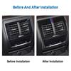 Carbon Fiber Car Rear Exhaust Air Outlet Vent Trim Cover Car Styling For BMW X3 X4 G01 G02 G08 2018-2022 Interior 