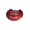 Red Keyless Engine Start Button Cover Made Of Real Carbon Fiber For Nissan Infiniti