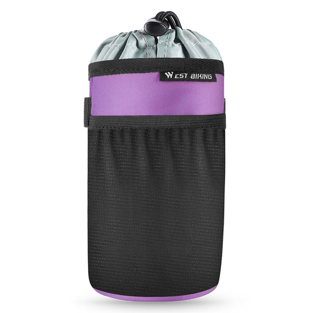 WEST BIKING YP0707411 Bicycle Cycling Water Bottle Bag Bike Handlebar Front Insulated Pouch B