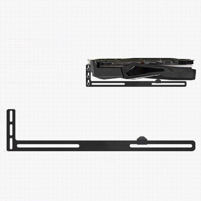 Vertical Graphics Card GPU Support Video Card Sagging Holder Bracket L Shape GPU Support Bracket for Desktop PC