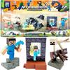 Minecraft Large Set 8 Figures + Accessories