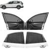 Cars Window Shades–4Pcs Breathable Mesh Sun Shade For Back & Side Windows, UV Protection For Baby, Family & Pets, Privacy Screen, Bug & Mosquito