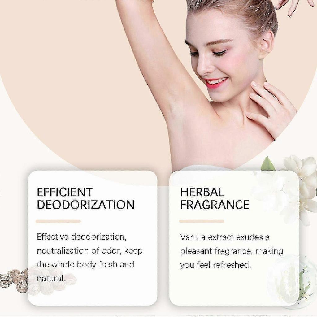 Vanille Aroma Deodorant | Extra Starkes Natürliches Deodorant für Damen & Herren | Aluminiumfreies Deodorant | Langanhaltende Frische | Kokosnuss + Vanille