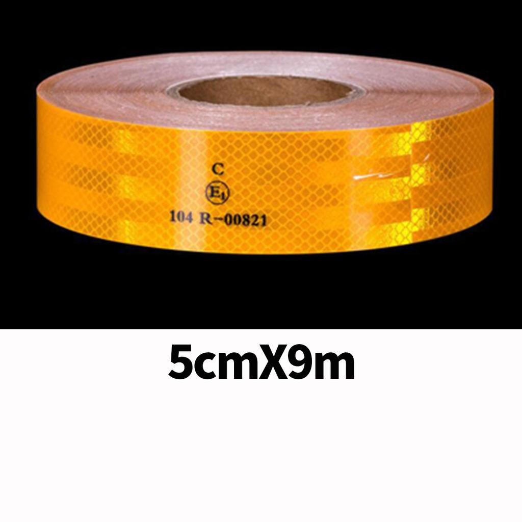 Hochintensive reflektierende Klebeband Sichtbarkeit Warnung Autoaufkleber Reflektoren Streifen für LKW Anhänger Sicherheit Zube