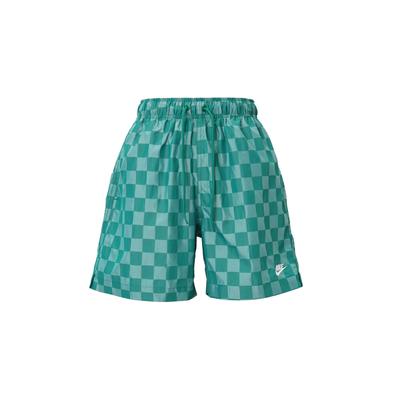 Club Logo Embroidered Plaid Comfortable Casual Shorts Men Shorts Peacock-Stone FN3099-365