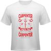 Adult For Her Crew Neck T Shirt Oversized Everyone A Carpenter Until The Real Carpenter Shows Up Fashionable Man Tee Shirt