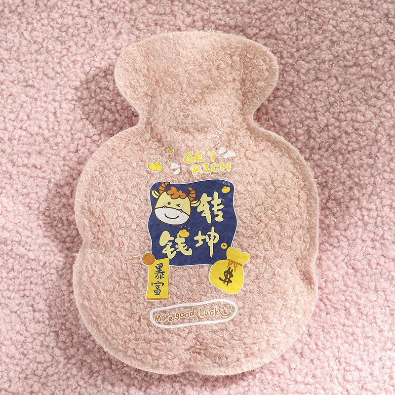 320Ml Soft Hot Water Bottle Winter Hand Warmer Cute Kawaii Water Bottle For Girls Portable Waist Hand Bed Warm Bottles