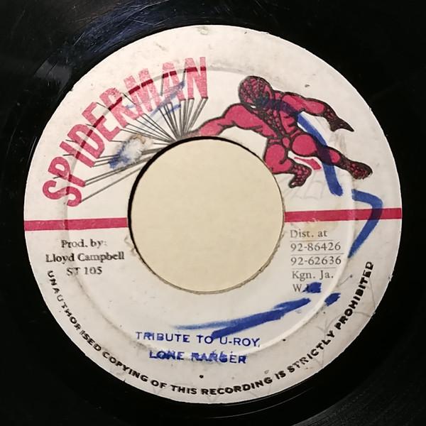 

7inch Record LONE RANGER Tribute To URoy ST105 Spiderman Jamaica Reggae Ska Dub Used