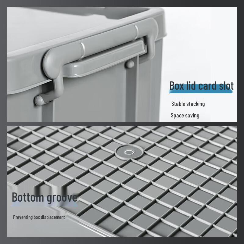 Large Green Industrial Plastic Storage Box